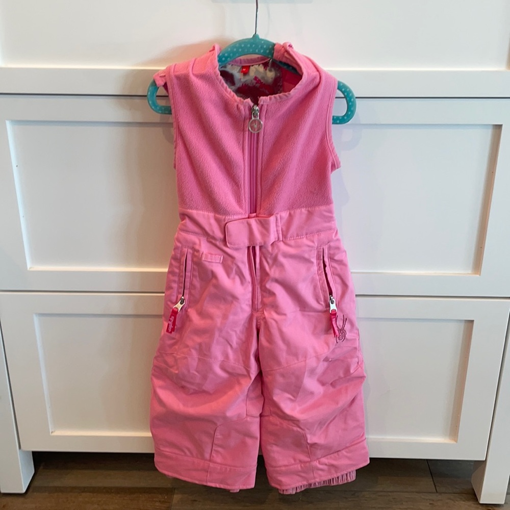 Spyder size 2 child snow bib.